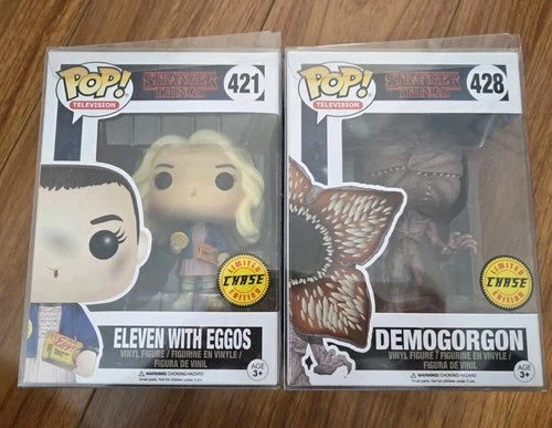 Demogorgon #428 and #421 Eleven Eggos CHASE Stranger Things Funko Pop! Vinyl