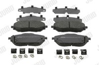 Jurid 573884J Bremsbelagsatz, Scheibenbremse For Toyota