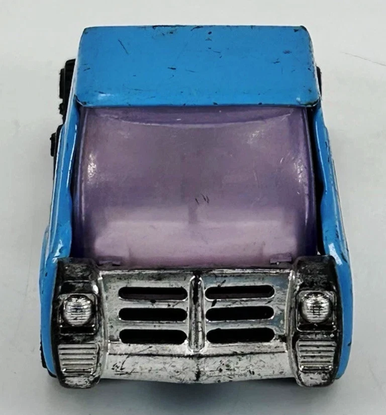 Porta-carros vintage Blue Buddy L aço prensado anos 1960 – anos 70’ - Imagem 3 de 4
