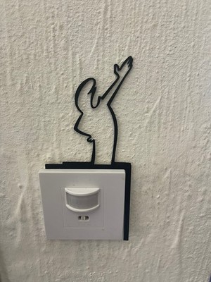 Deko Schalter la Ligne - Wanddeko - Wall Art - Geschenkidee