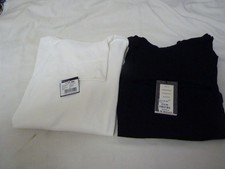 WOMEN'S BNWT ROLL NECK JUMPERS X2 SIZE 12 BLACK IVORY