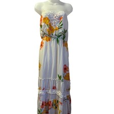 Flying Tomato Off Shoulder Maxi Dress Floral ...