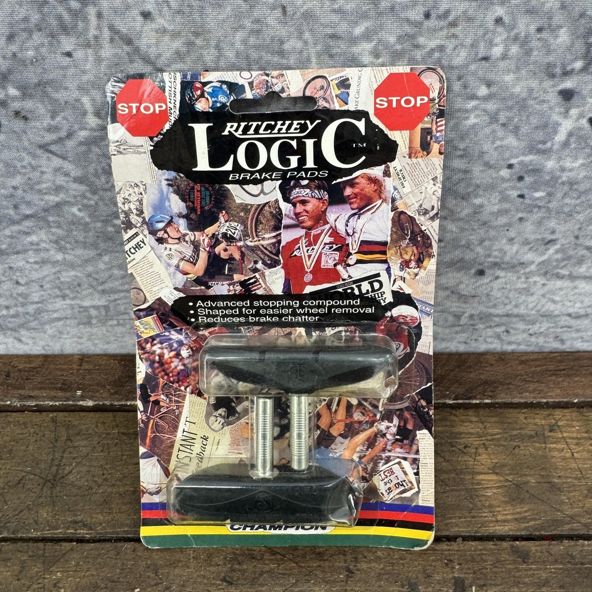 Vintage Ritchey Logic Brake Pads Pair Black Made USA Cantilever