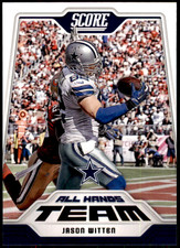 2018 Score All Hands Team #3 Jason Witten Dallas Cowboys Football Insert Card