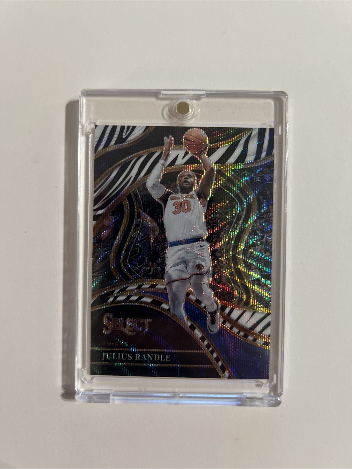 2023-24 Panini Select - Courtside Julius Randle #246 Zebra Prizm