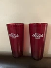 Vintage Coca Cola Red Restaurant Cups Model 5224 - Carlisle 24oz (Set of 2)