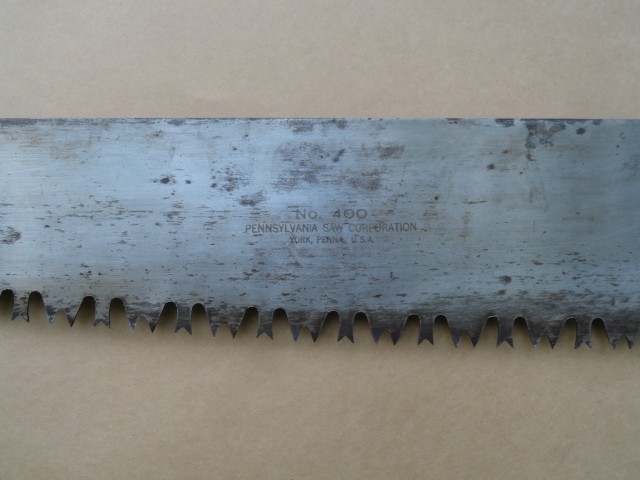 Penn Saw Corp No 400  One or Two Man Cross Cut Crosscut Saw Champion Tooth