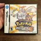 Pokemon: White Version 2 (Nintendo DS, 2012) Complete CIB W/ Inserts - Authentic