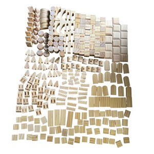 Unbranded Wooden Building Blocks Large Lot Educational Imagination