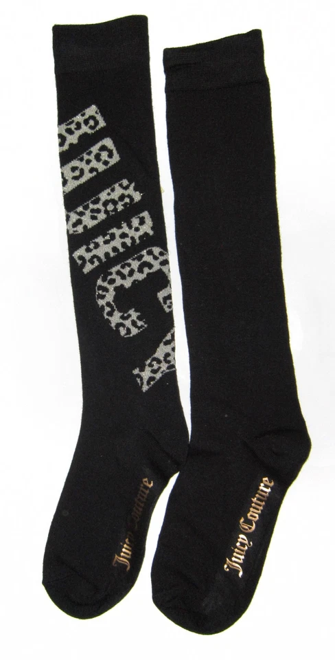 6 pares de meias femininas JUICY COUTURE altura do joelho 4-10 - Imagem 4 de 4