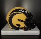 Los Angeles Rams Davante Adams #17 Autographed Signed Rave Mini Helmet COA