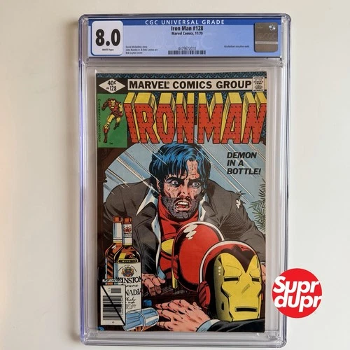 Iron Man #128 Newsstand Variant  CGC 8.0 Graded November 1979