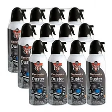 12 Pack Falcon Dust-Off Compressed Gas Electronics Duster 10oz.
