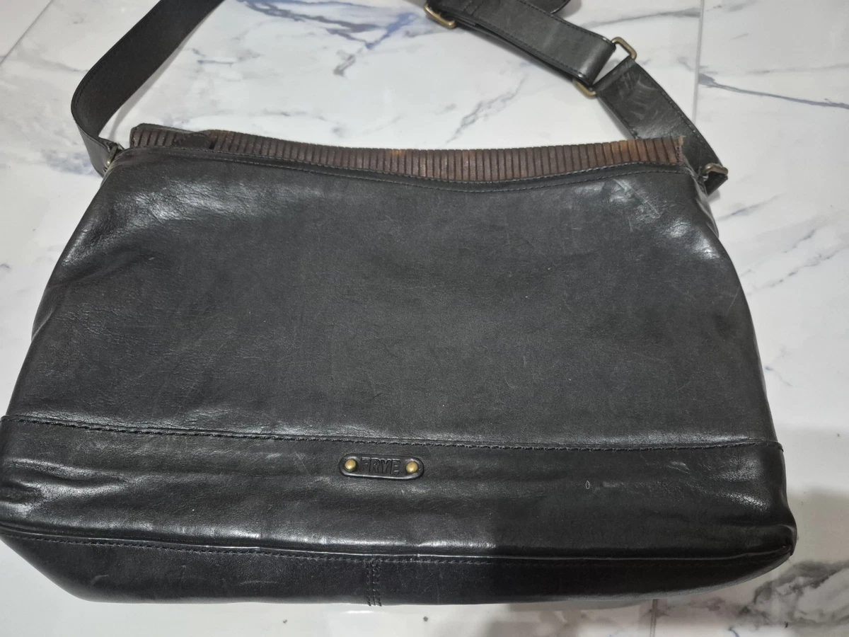 Frye Flap Brown Leather Messenger Bag