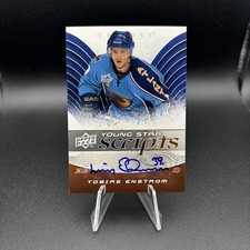 2008-09 Upper Deck Trilogy - Young Star Scripts Tobias Enstrom #YS-TE (AU) Auto