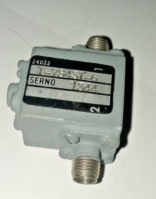 Teledyne Microwave T-7S43T-6 RF Microwave Isolator