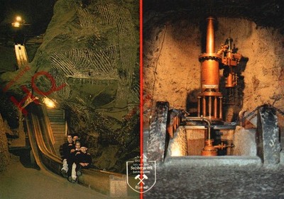 Ansichtskarte__Im Salzbergwerk Berchtesgaden, Salzbergwerk