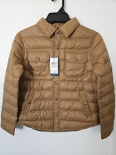 NWT Polo Ralph Lauren Quilted Shirt Jacket Kids Size Medium 10-12 Color Brown
