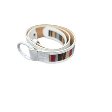 Womens Chicos White Multi Color leather belt Party Fashion Fiesta Dressy