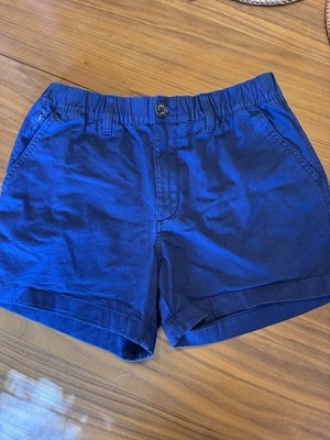Chubbies L Mens Originals Navy Stretch Cotton Twill Elastic Waist Shorts 4''