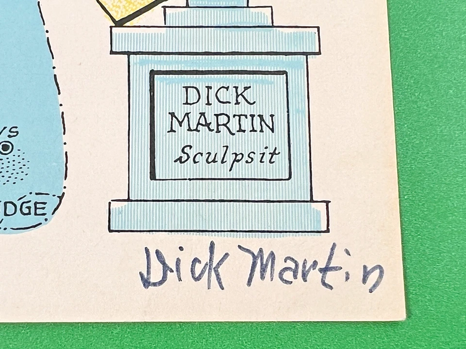 Land of Oz Color MAP L. Frank Baum Dick Martin Oz Club DOUBLE SIGNED Super RARE - Image 3 of 4