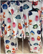 Disney Pixar Inside Out Emotions Boyfriend Pyjama Set UK Size 4-24 2XS-2XL