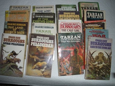 Edgar Rice Burroughs Lot Of 17 Paperback  Books