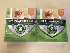 2 Pack Advantage XD Long-Lasting Flea Prevention Treatment Small Cats 2 dose