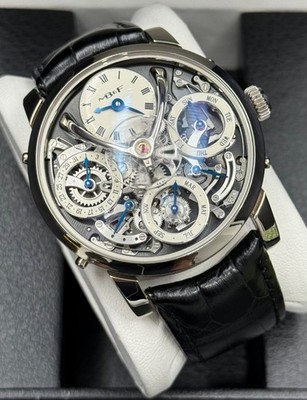 MB&F Legacy Machine Perpetual 03.WL.B 44mm 18k White Gold Mens Watch