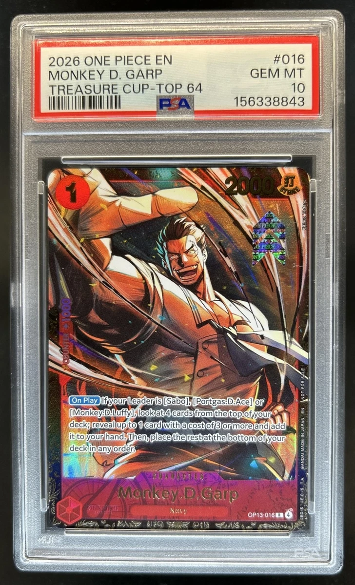 Monkey.D.Garp OP13-016 One Piece Promotion Cards for sale | eBay