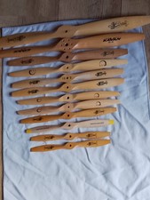 Selection of Wooden Propellers for Model Aircraft Various Sizes Job Lot