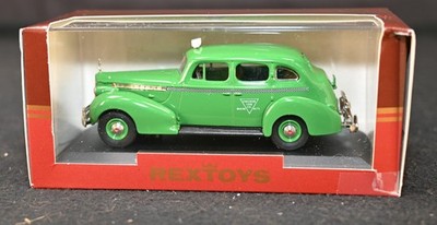 Rextoys 1/43 Packard Super 8 Checker Cab Main Co. 1940 Green Made in France MIB