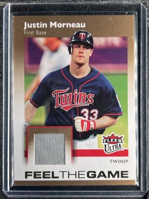 Morneau, Justin - 2007 Fleer Ultra - Feel The Game - Swatch