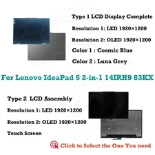 Lenovo IdeaPad 5 2-in-1 14IRH9 83KX Series FHD+ LCD Display Complete Assembly