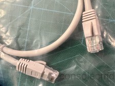 LOT of 10pcs Cat6 UTP Ethernet Network Stranded Patch Cable, RJ45, 2ft Grey