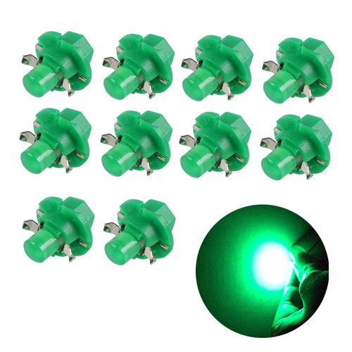 10x B8.4D T5 BX8.4D Car Motorcycle LED Gauge Speedo Dashboard Dash Light Bulbs - Picture 11 of 15