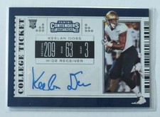 Keelan Doss (UC Davis) 2019 Panini Contenders Draft Picks ROOKIE AUTOGRAPH