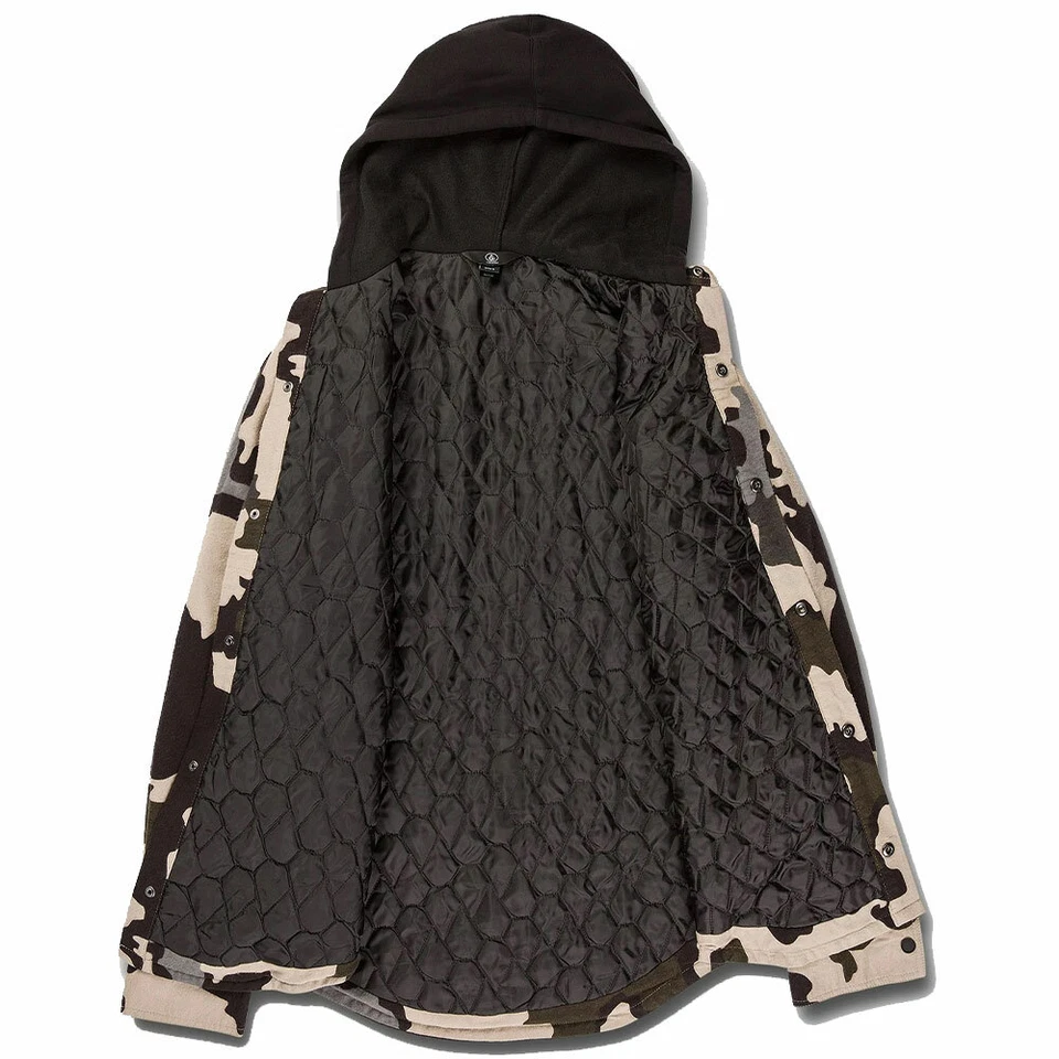 Volcom Field Insulated Flannel Jacke Herren-Übergangsjacke Herbstjacke Camo - Bild 2 von 3