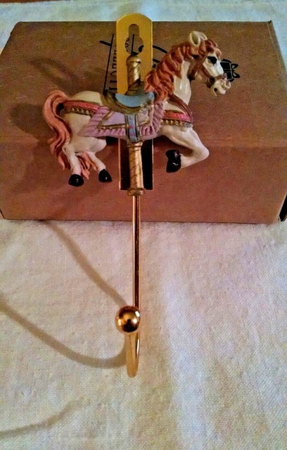 Carousel Horse Country Notions Decorative Hook From Avon For Sale