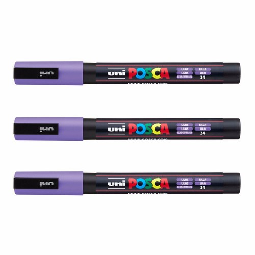 Uni Posca PC-3M Paint Marker Pens - Fine Nib - Every Colour - Buy 4 Pay For 3 - Picture 119 of 147