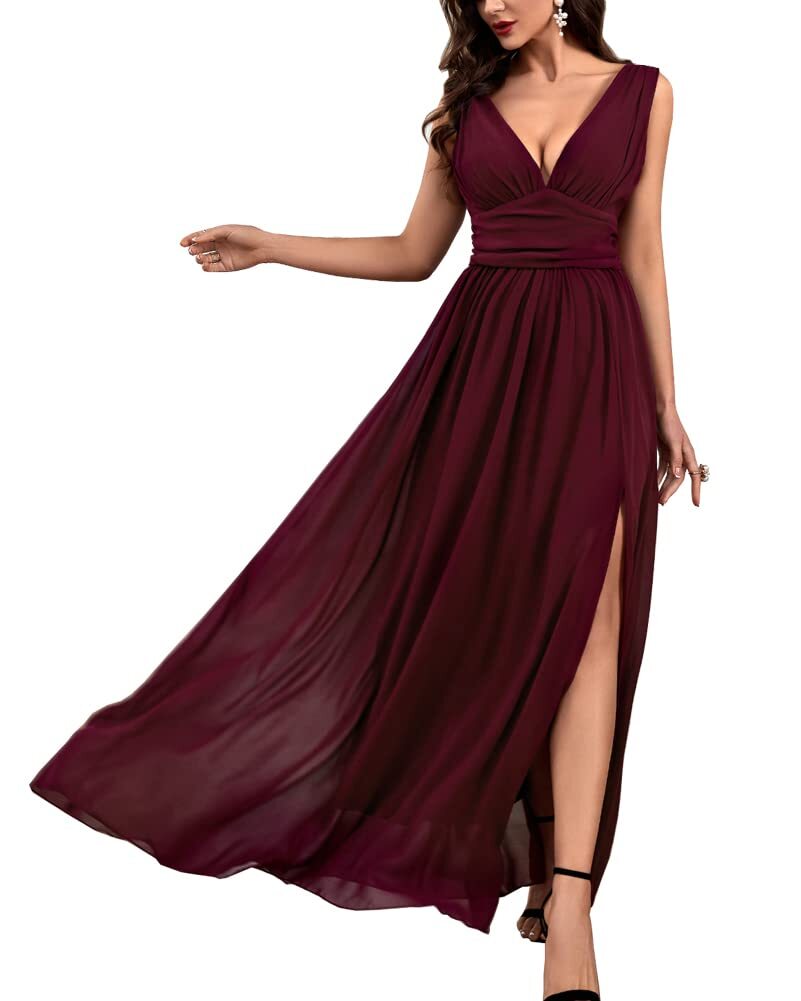 green emerald velvet dress PRETTYGARDEN Women's Floral Maxi Dress Summer Outfits Spaghetti Strap main image 0