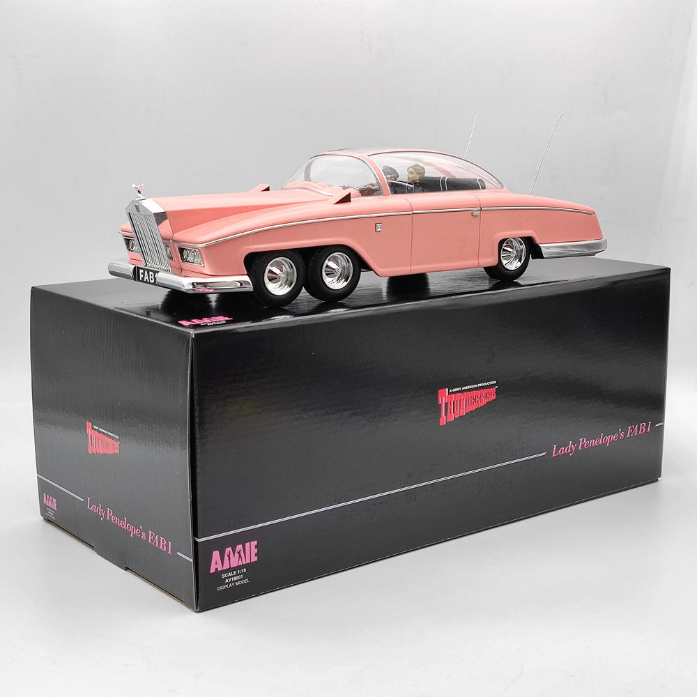 ミニカー AMIE 1/18 Lady Penelope's FAB1 AMIE 1/18 Rolls Royce Lady Penelope's Thunderbirds FAB 1