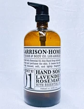 1 Garrison + Home Body LAVENDER ROSEMARY No.01 Liquid Hand Soap Wash 32 oz