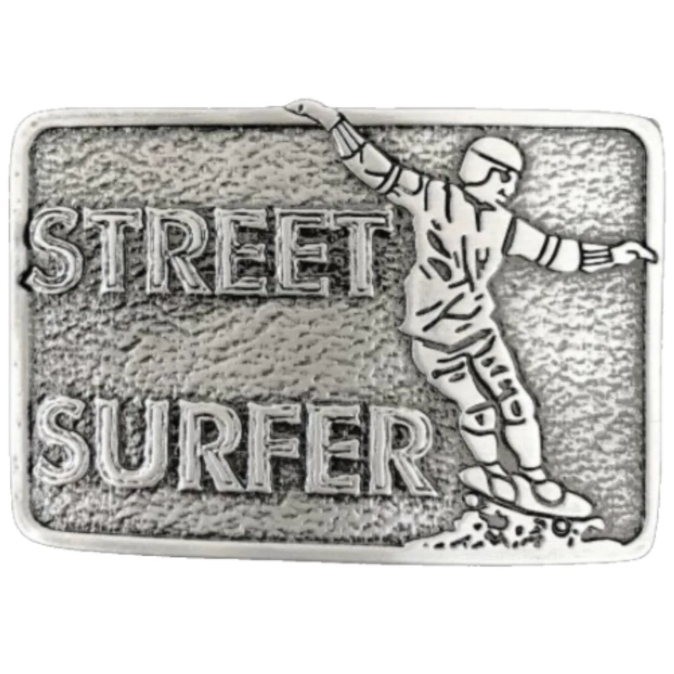 Monopatín Skateboarding Skateboard Street Surfer Cinturón Hebilla Boucles Ceintures Foto 2 de 2