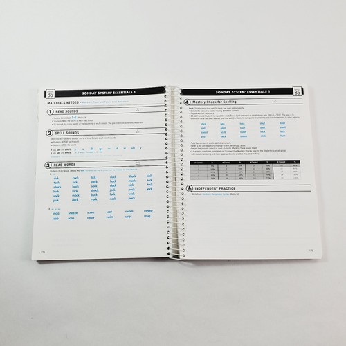 Sonday System Essentials 1 Learning Plan Book 2017 Winsor Learning - Picture 7 of 9