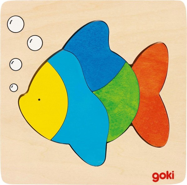 Einlegepuzzle Fisch, Puzzle, Holzpuzzle-image