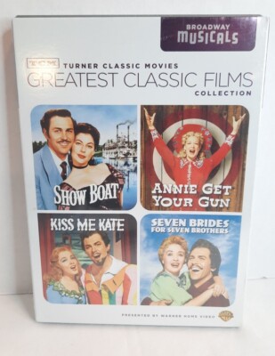 TCM GREATEST CLASSICS BROADWAY MUSICALS Show Boat ANNIE GET GUN + DVD Sealed NEW