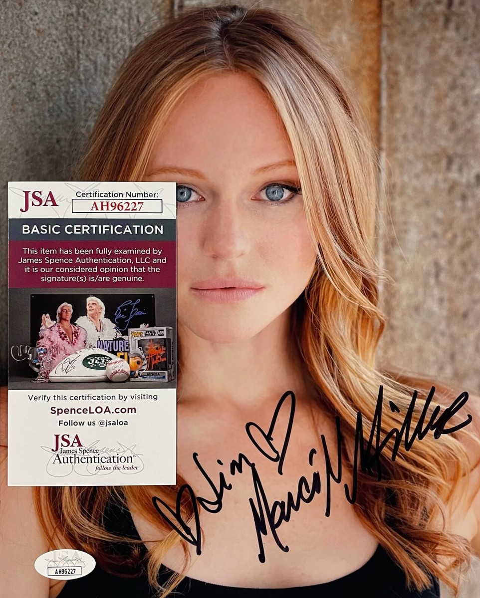 MARCI MILLER Signed Autographed 8x10 PHOTO Model The Amateur JSA