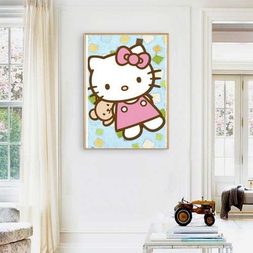 YALKIN 5D Large Diamond Painting Embroidery Cross Craft Stitch Art Animal Home - Picture 13 of 14