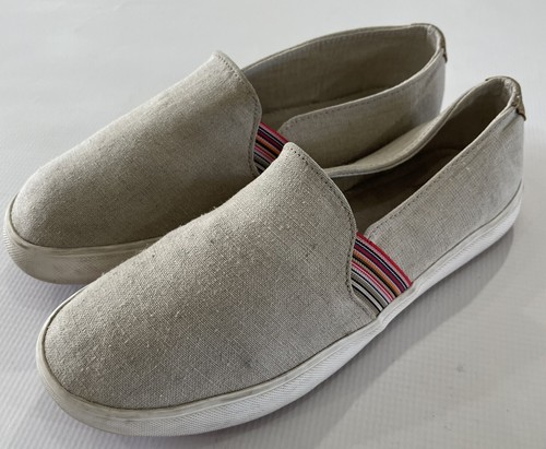 roxy canvas slip ons